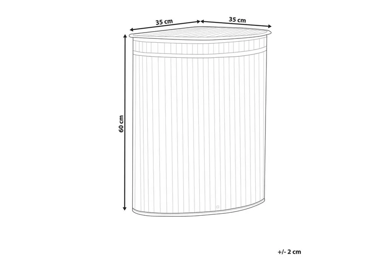 Tvättkorgar Badulla Ljus trä - Ljus trä - Förvaring - Sko- & klädförvaring - Tvättkorgar