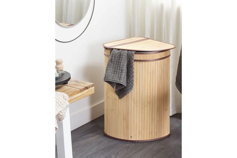 Tvättkorgar Badulla Ljus trä - Ljus trä - Förvaring - Sko- & klädförvaring - Tvättkorgar