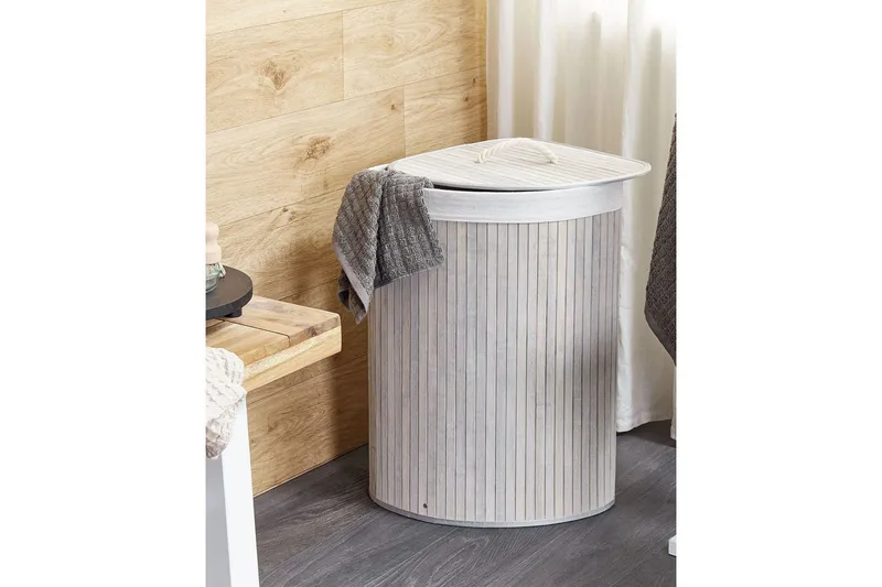 Tvättkorgar Matara Grå/vit - Grå/vit - Förvaring - Sko- & klädförvaring - Tvättkorgar