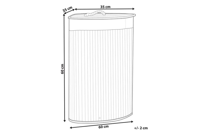 Tvättkorgar Matara Grå/vit - Grå/vit - Förvaring - Sko- & klädförvaring - Tvättkorgar