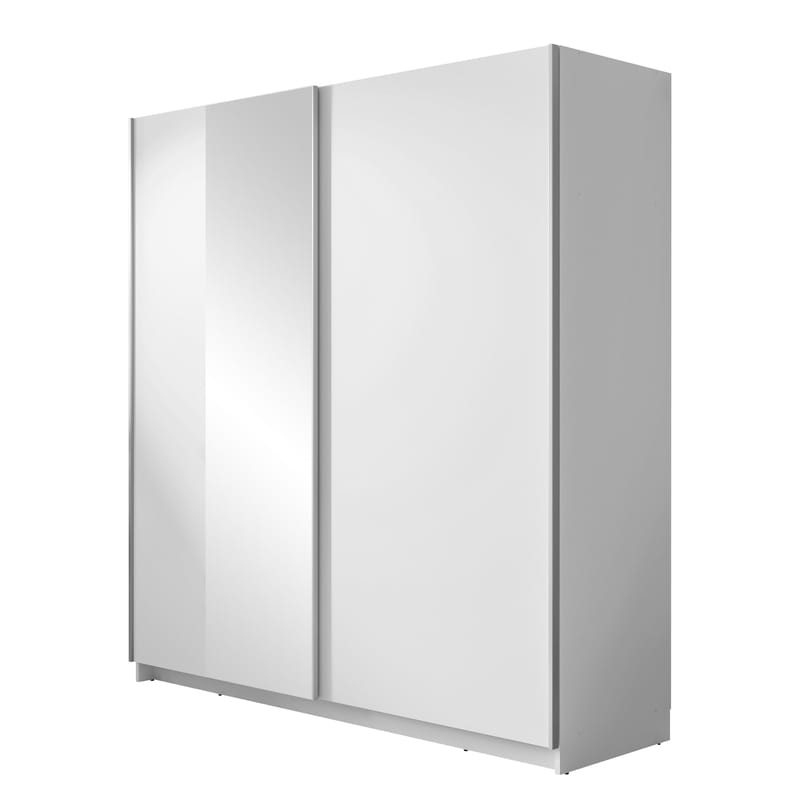 Tyrelon Garderob med spegel 181x198 cm, vit