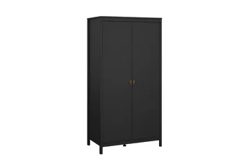 Vallvidera Garderob 102,3x199 cm - Svart - Förvaring - Sko- & klädförvaring - Garderober & garderobssystem