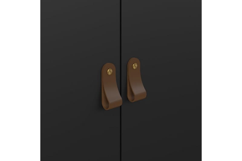 Vallvidera Garderob 102,3x199 cm - Svart - Förvaring - Sko- & klädförvaring - Garderober & garderobssystem