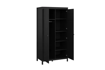 Vallvidera Garderob 102,3x199 cm - Svart - Förvaring - Sko- & klädförvaring - Garderober & garderobssystem