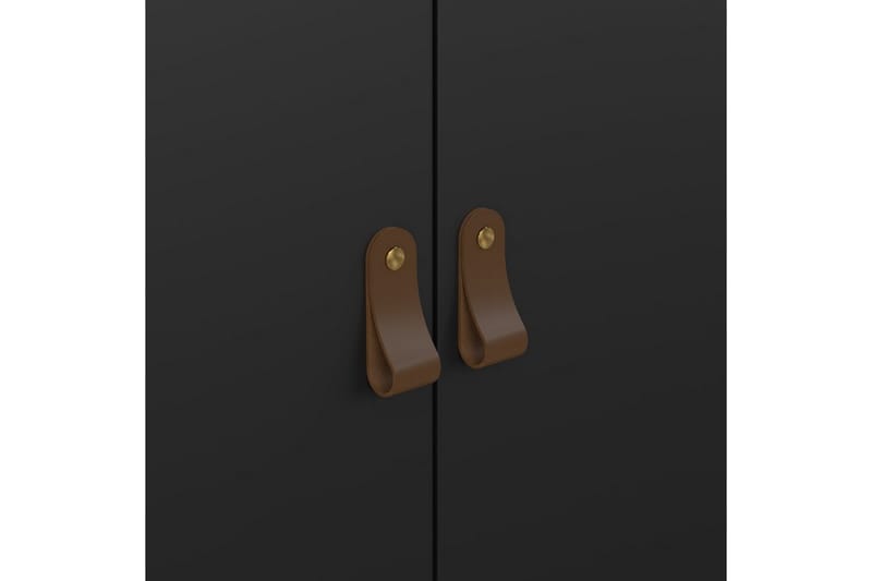 Vallvidera Garderob 102,3x199 cm - Svart - Förvaring - Sko- & klädförvaring - Garderober & garderobssystem