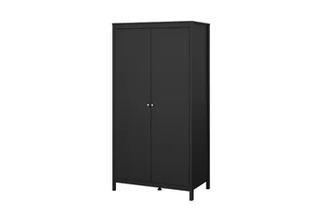 Vallvidera Garderob 102,3x199 cm - Svart - Förvaring - Sko- & klädförvaring - Garderober & garderobssystem