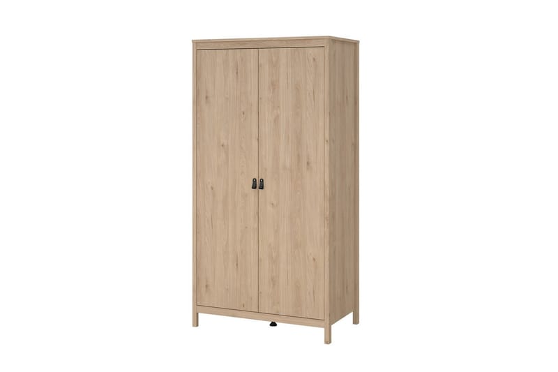 Vallvidera Garderob 102x199 cm - Ljusbrun - Förvaring - Sko- & klädförvaring - Garderober & garderobssystem