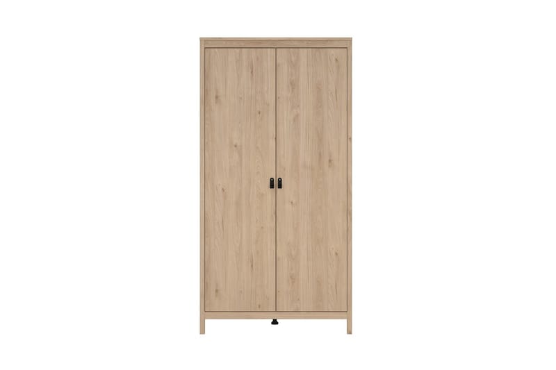 Vallvidera Garderob 102x199 cm - Ljusbrun - Förvaring - Sko- & klädförvaring - Garderober & garderobssystem