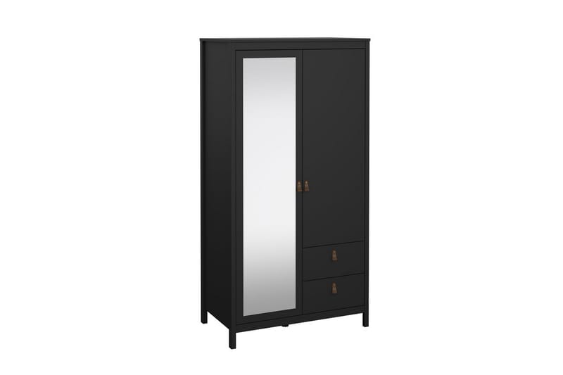 Vallvidera Garderob 102x199 cm - Svart - Förvaring - Sko- & klädförvaring - Garderober & garderobssystem