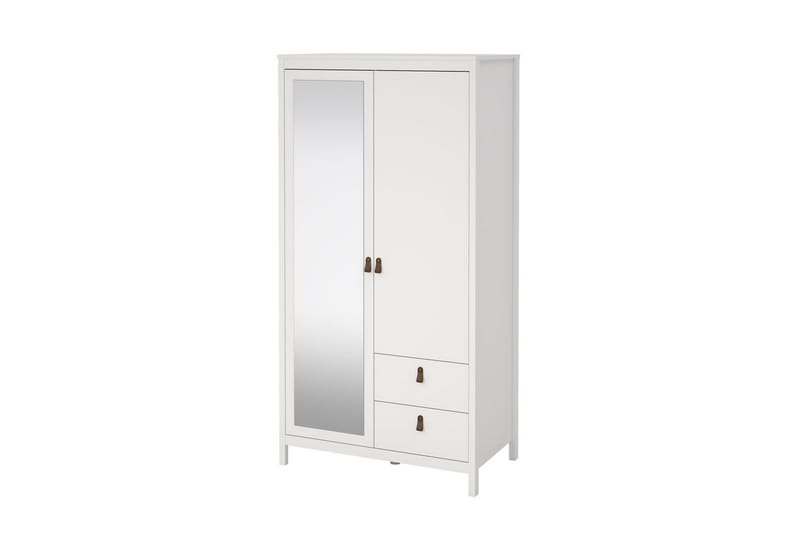 Vallvidera Garderob 102x199 cm - Vit - Förvaring - Sko- & klädförvaring - Garderober & garderobssystem