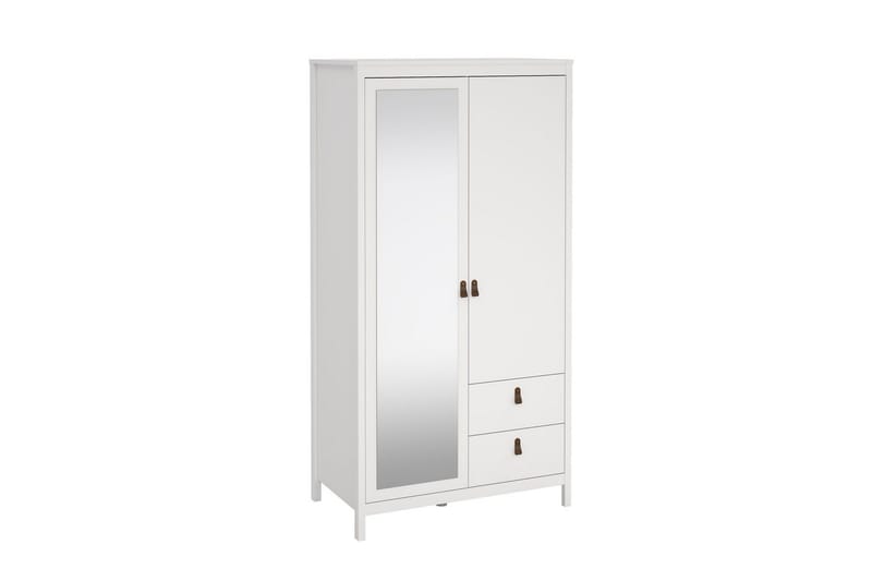 Vallvidera Garderob 102x199 cm - Vit - Förvaring - Sko- & klädförvaring - Garderober & garderobssystem