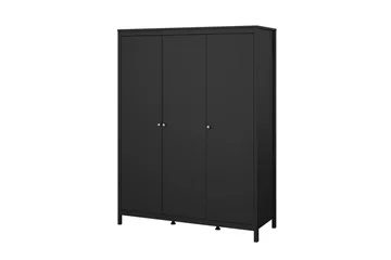 Vallvidera Garderob 150x199 cm - Svart - Förvaring - Sko- & klädförvaring - Garderober & garderobssystem