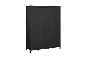 Vallvidera Garderob 150x199 cm - Svart - Förvaring - Sko- & klädförvaring - Garderober & garderobssystem
