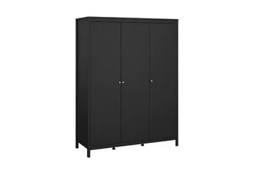Vallvidera Garderob 150x199 cm - Svart - Förvaring - Sko- & klädförvaring - Garderober & garderobssystem
