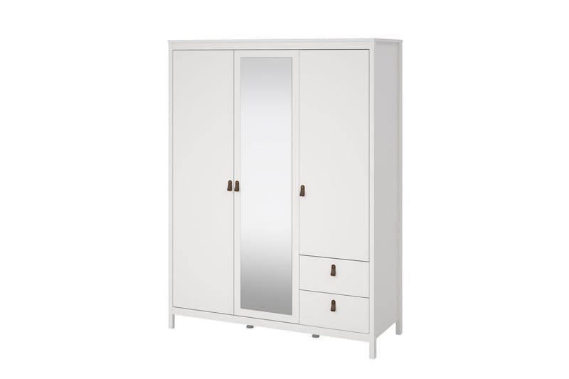 Vallvidera Garderob 150x199 cm - Vit - Förvaring - Sko- & klädförvaring - Garderober & garderobssystem