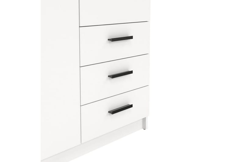 Vandana Garderob 99x200 cm - Vit - Förvaring - Sko- & klädförvaring - Garderober & garderobssystem