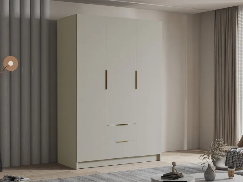 Varros Garderob 150x216 cm - Beige - Förvaring - Sko- & klädförvaring - Garderober & garderobssystem