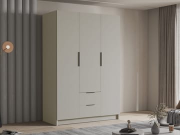 Varros Garderob 150x216 cm i Trä - Vit - Förvaring - Sko- & klädförvaring - Garderober & garderobssystem