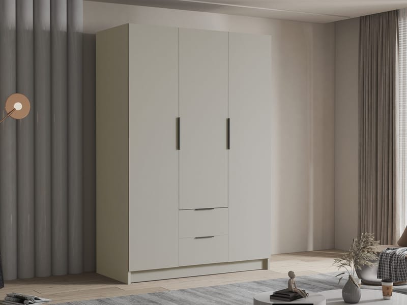Varros Garderob 150x216 cm i Trä - Vit - Förvaring - Sko- & klädförvaring - Garderober & garderobssystem