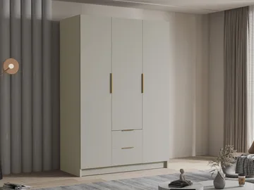 Varros Garderob 150x216 cm i Trä - Vit - Förvaring - Sko- & klädförvaring - Garderober & garderobssystem
