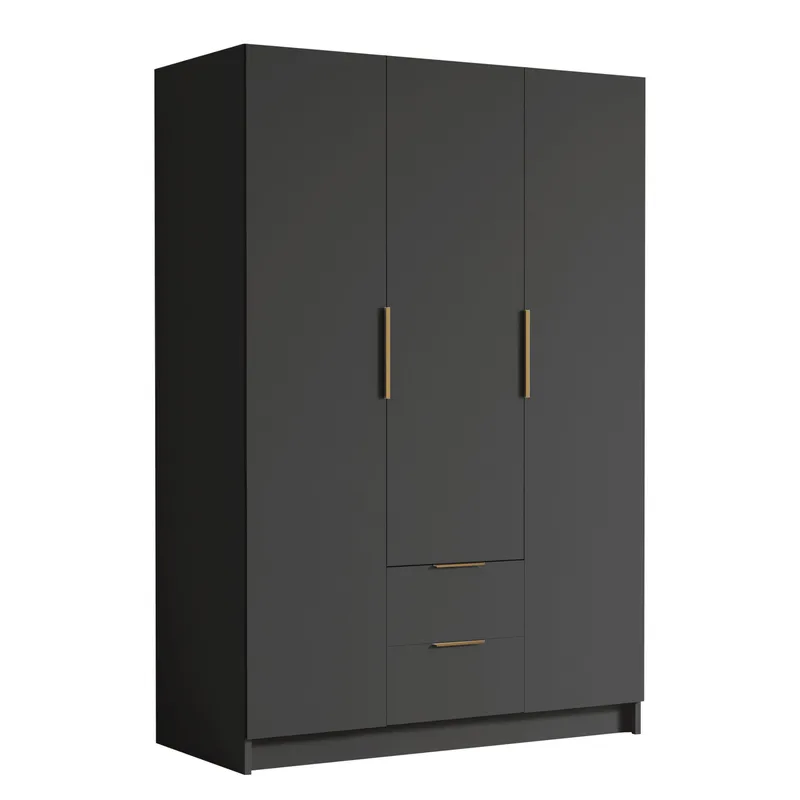 Varros Garderob 150x216 cm, Svart