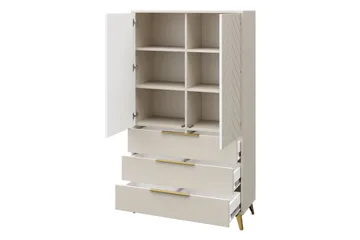 Vemdalen Garderob 104 cm - Sand beige - Förvaring - Sko- & klädförvaring - Garderober & garderobssystem