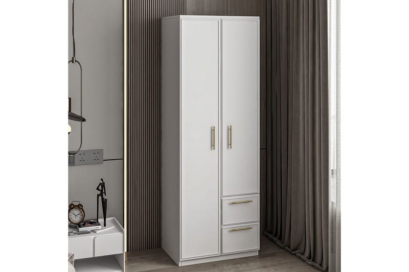 Vespera Garderob 60x171,8 cm - Vit - Förvaring - Sko- & klädförvaring - Garderober & garderobssystem