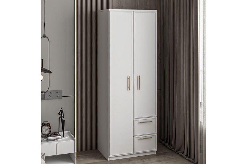 Vespera Garderob 60x171,8 cm - Vit - Förvaring - Sko- & klädförvaring - Garderober & garderobssystem