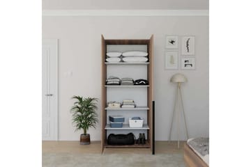 Vornic Garderob 90x210 cm - Valnöt - Förvaring - Sko- & klädförvaring - Garderober & garderobssystem