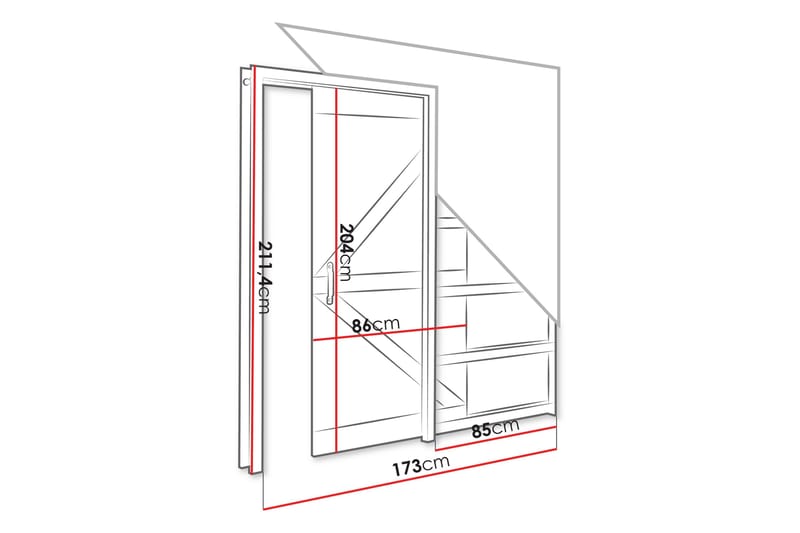 Wilmette Skjutdörr - Beige - Förvaring - Sko- & klädförvaring - Garderober & garderobssystem