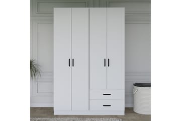 Yaman Garderob 120x180 cm - Mattvit - Förvaring - Sko- & klädförvaring - Garderober & garderobssystem