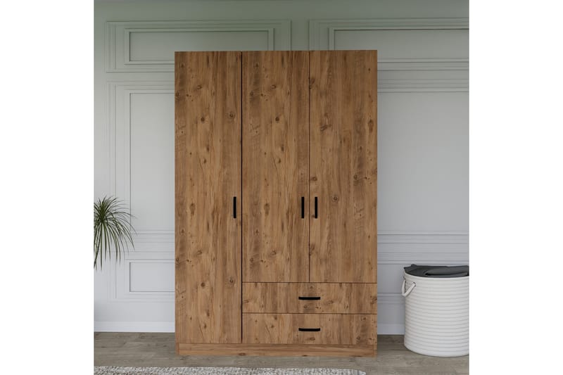 Yaman Garderob 120x181 cm, Valnöt