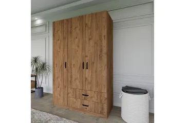 Yaman Garderob 120x181 cm - Valnöt - Förvaring - Sko- & klädförvaring - Garderober & garderobssystem