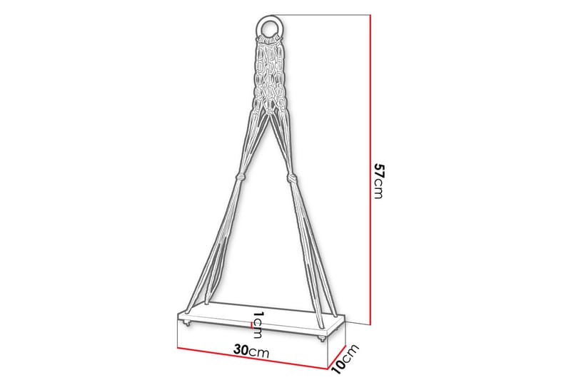 Allgunnen Vägghylla 30 cm - Beige - Förvaring - Köksförvaring - Kökshylla