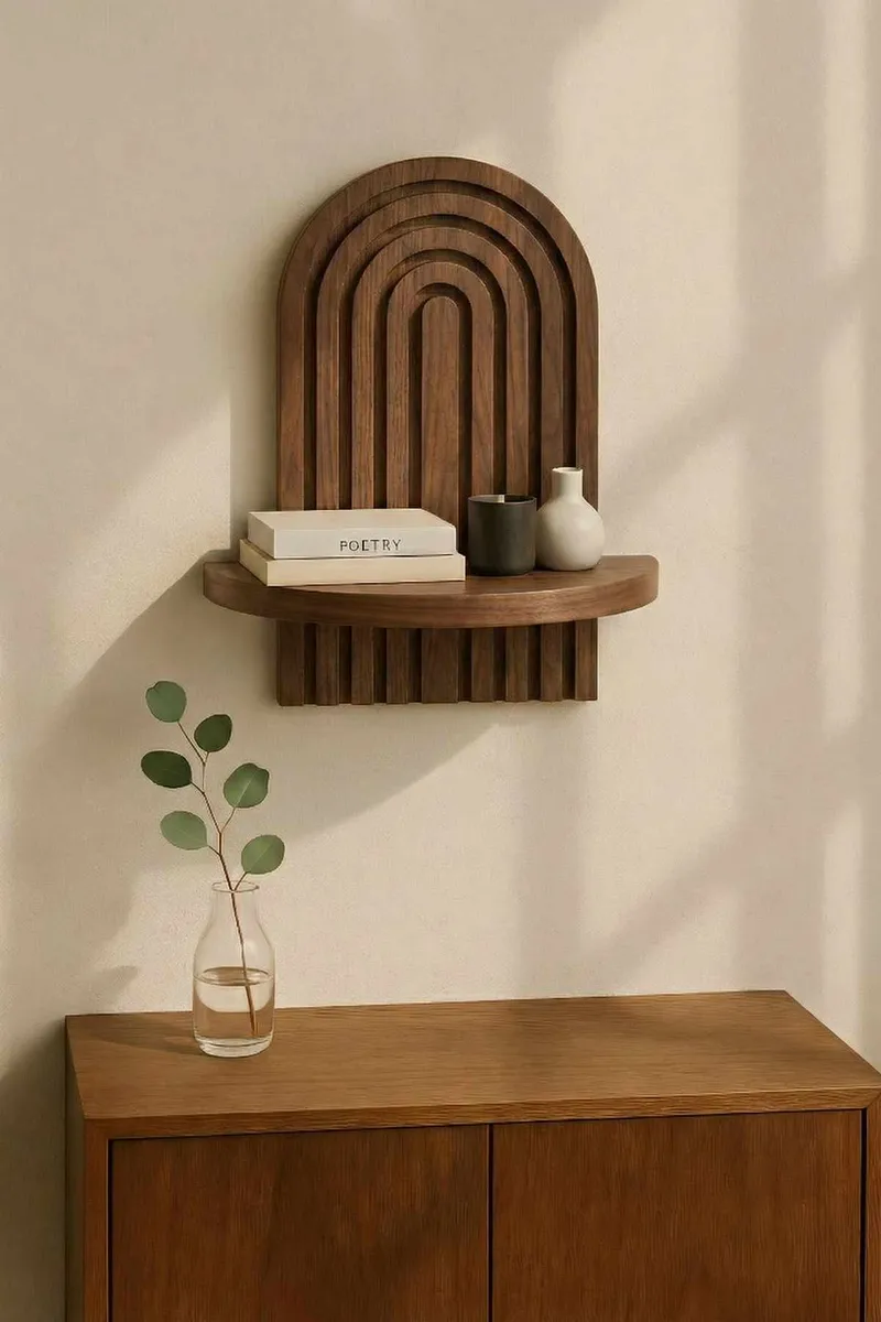 Baynor Vägghylla 20x35 cm - Brun - Förvaring - Köksförvaring - Kökshylla