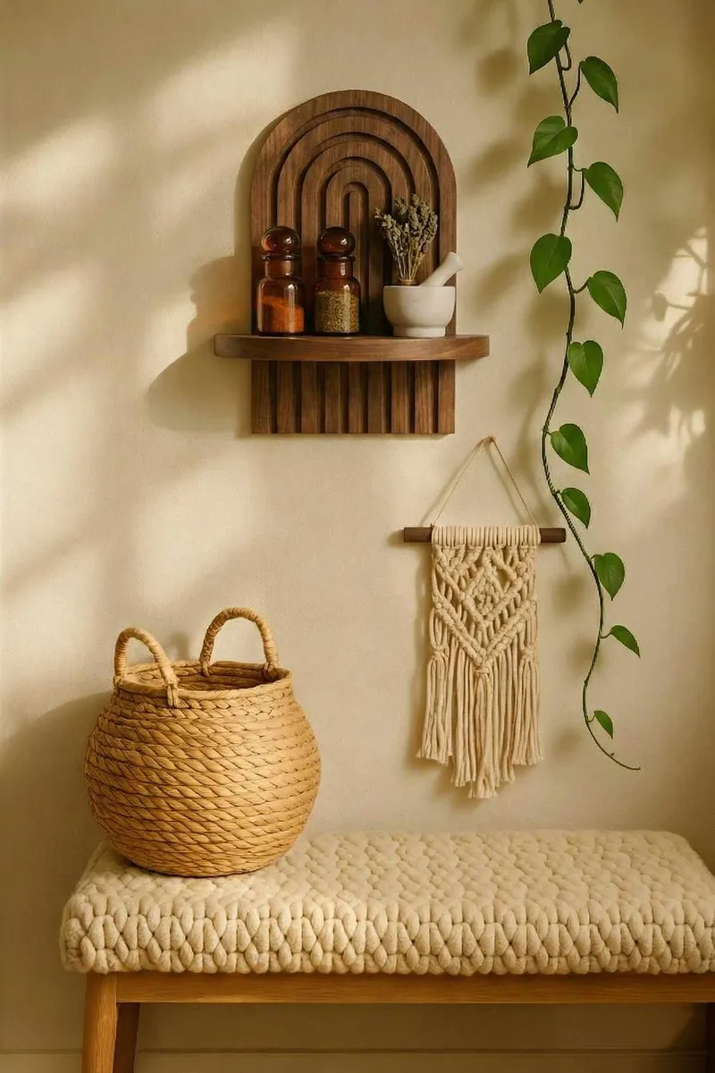 Baynor Vägghylla 20x35 cm - Brun - Förvaring - Köksförvaring - Kökshylla