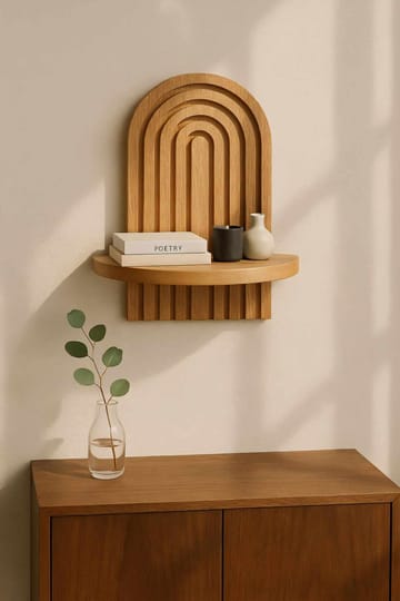 Baynor Vägghylla 20x35 cm - Ek Brun - Förvaring - Köksförvaring - Kökshylla