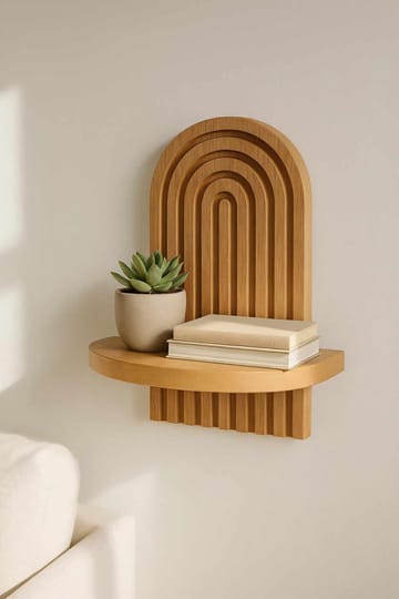 Baynor Vägghylla 20x35 cm - Ek Brun - Förvaring - Köksförvaring - Kökshylla