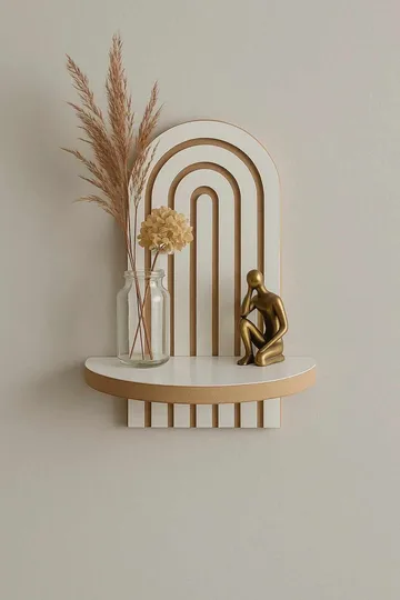 Baynor Vägghylla 20x35 cm - Vit - Förvaring - Köksförvaring - Kökshylla