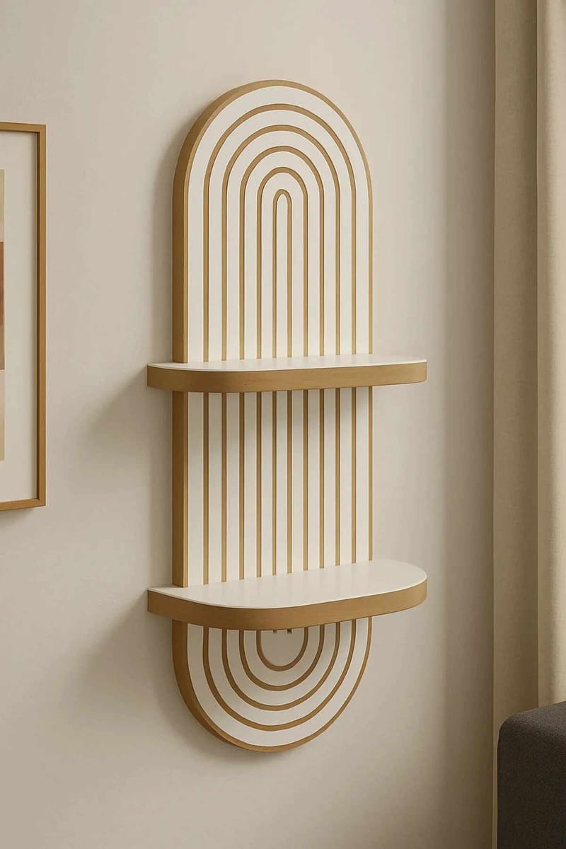 Drelor Vägghylla 20x70 cm - Vit - Förvaring - Köksförvaring - Kökshylla