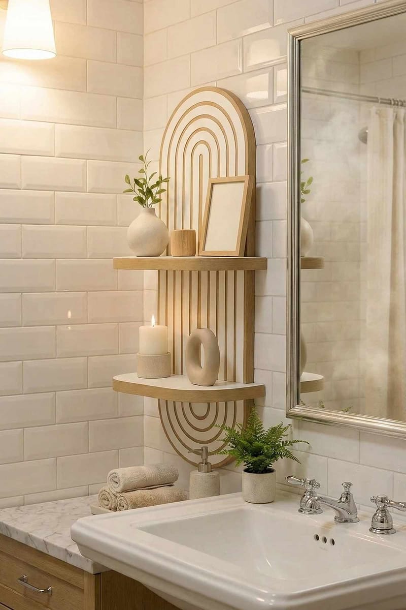 Drelor Vägghylla 20x70 cm - Vit - Förvaring - Köksförvaring - Kökshylla