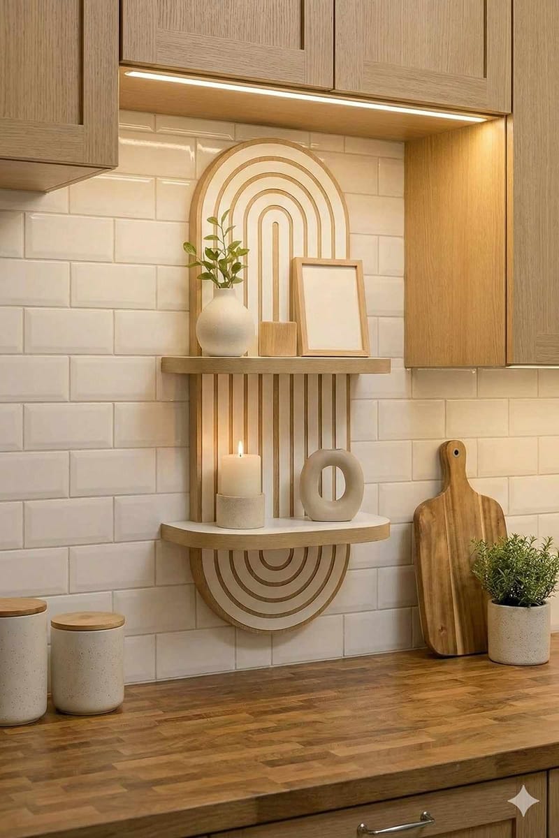 Drelor Vägghylla 20x70 cm - Vit - Förvaring - Köksförvaring - Kökshylla