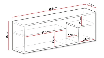 Elvaren Vägghylla 105 cm - Förvaring - Köksförvaring - Kökshylla