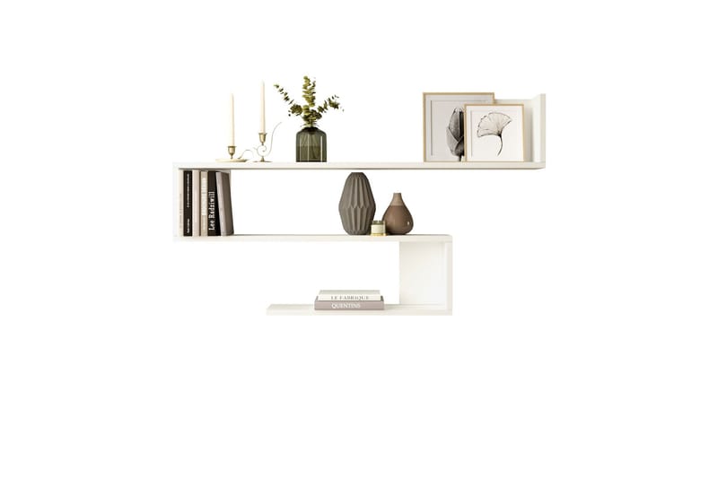 Ezzi Vägghylla 120 cm Vit