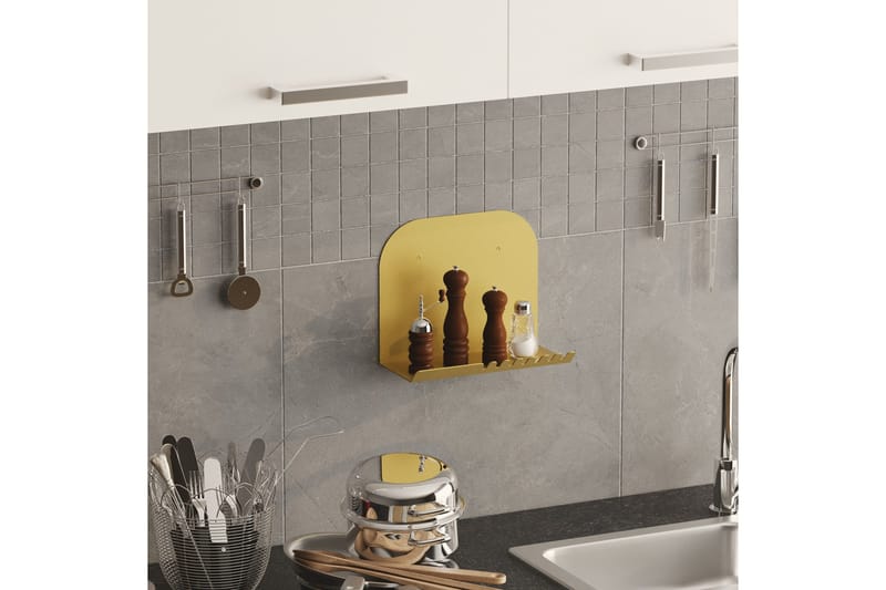 Faeryn Vägghylla 28 cm - Guld - Förvaring - Köksförvaring - Kökshylla