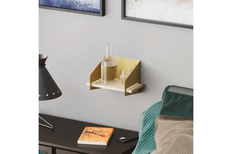 Faeryn Vägghylla 30 cm - Guld - Förvaring - Köksförvaring - Kökshylla