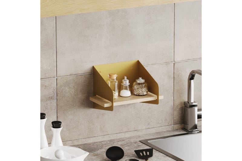 Faeryn Vägghylla 30 cm - Guld - Förvaring - Köksförvaring - Kökshylla