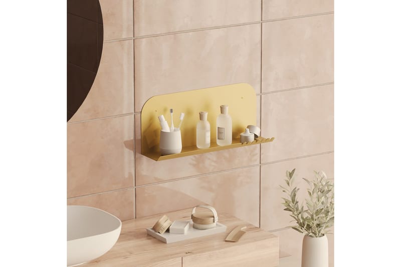 Faeryn Vägghylla 55 cm - Guld - Förvaring - Köksförvaring - Kökshylla