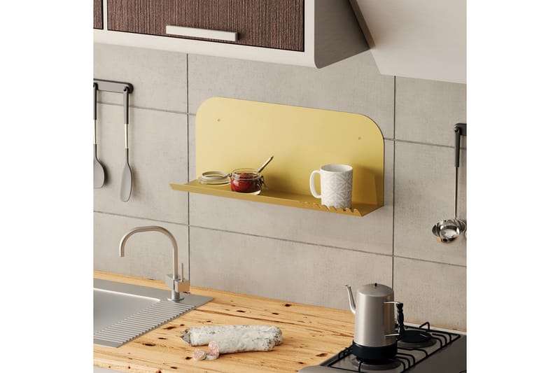 Faeryn Vägghylla 55 cm - Guld - Förvaring - Köksförvaring - Kökshylla
