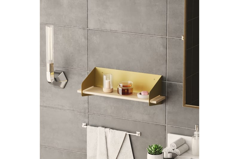 Faeryn Vägghylla 60 cm - Guld - Förvaring - Köksförvaring - Kökshylla